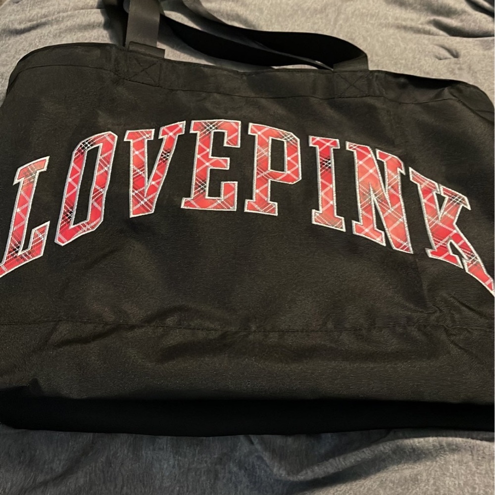 Pink tote bag